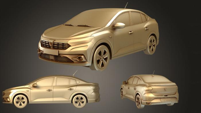 نموذج ثلاثي الأبعاد لآلة CNC السيارات والنقل داسيا لوجان 2021